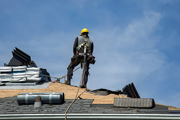 Professional Gutter Installation technician working in Conway, AR